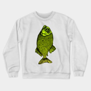 Piranha green Crewneck Sweatshirt